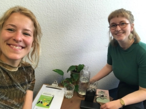 Lisa Kanter und Alena Zega im Podcast Gespräch